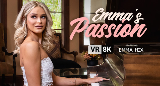 Find How Passionate Emma Hix Can Get in VR Bangers' 8K Ultra HD 3D VR! |  YNOT Europe